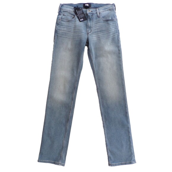 Paige Transcend Vintage Normandie Straight Jeans in Keeneland Blue 28x34 NWT!